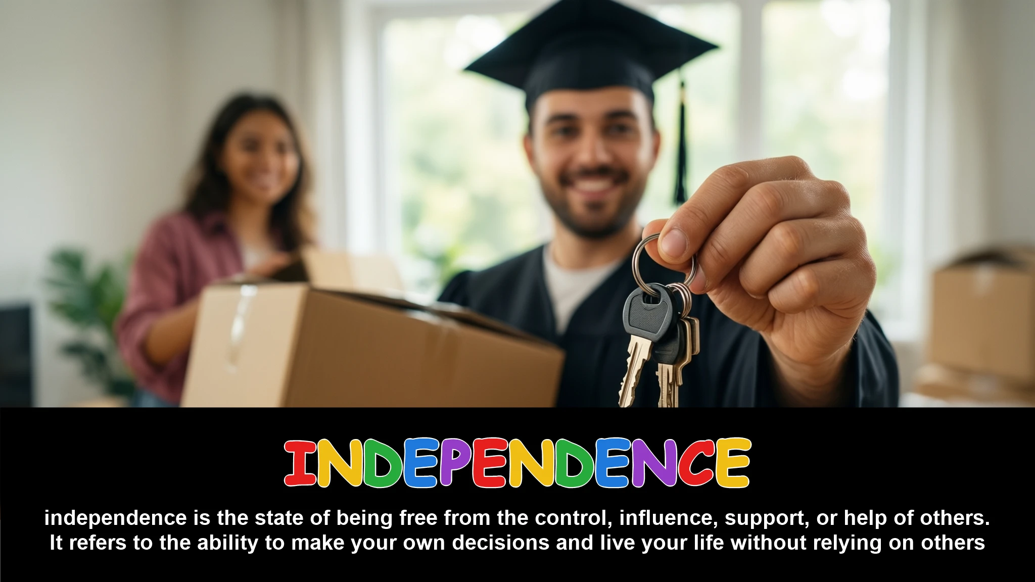 English Illustration for independence